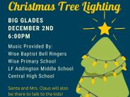 Christmas Tree Lighting for the Town of Wise