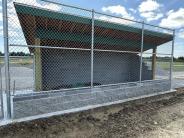 Dug out at the new field
