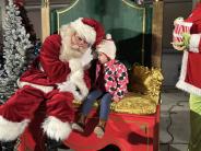 Children got to meet with Santa at tell him their wishes! 