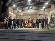 Our first responders love Santa too! 