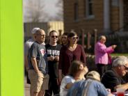 A local family enjoying all the festivties 
