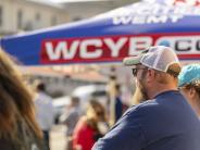 Watching the live broadcast