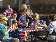 A group of friends enjoying the WCYB festivities