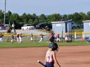 people playing softball