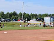 people playing softball