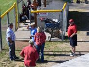 people playing softball