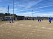 kids playing baseball