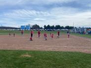 kids playing baseball