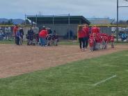 kids playing baseball