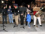 people at Christmas Tree Lighting