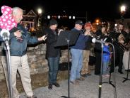 people at Christmas Tree Lighting