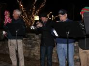 people at Christmas Tree Lighting
