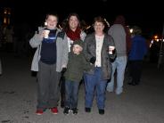 people at Christmas Tree Lighting