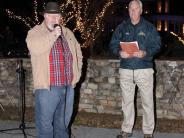 people at Christmas Tree Lighting