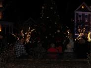 people at Christmas Tree Lighting