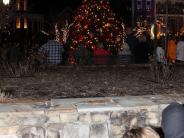 people at Christmas Tree Lighting