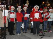 people at Christmas Tree Lighting