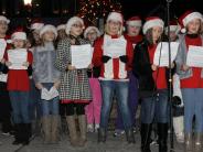 people at Christmas Tree Lighting