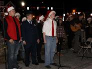 people at Christmas Tree Lighting