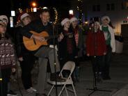 people at Christmas Tree Lighting