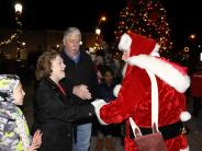 people at Christmas Tree Lighting
