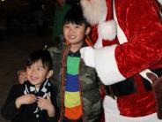people at Christmas Tree Lighting