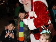 people at Christmas Tree Lighting