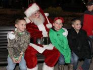 people at Christmas Tree Lighting