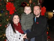 people at Christmas Tree Lighting