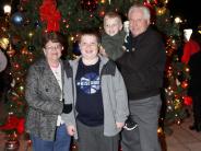 people at Christmas Tree Lighting