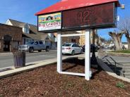 big glades community square sign