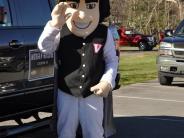person in character suit