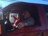 man in truck