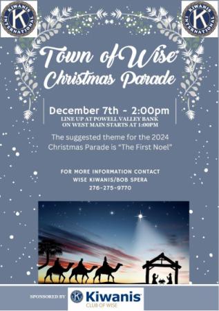 Town of Wise Christmas Parade Flyer