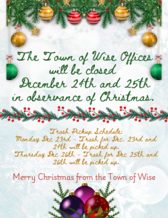Christmas Schedule