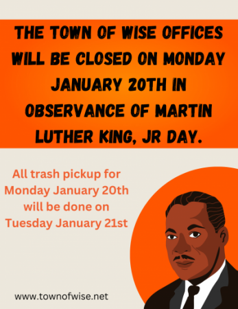 Closed MLK Day
