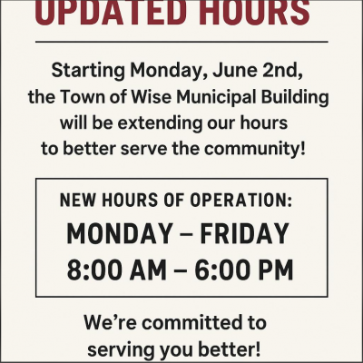 Updated Hours