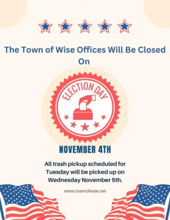 Closed - Election Day