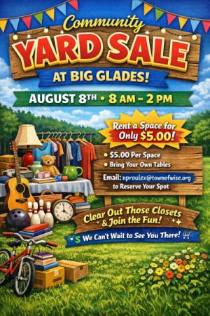 Town of Wise Community Yard Sale
