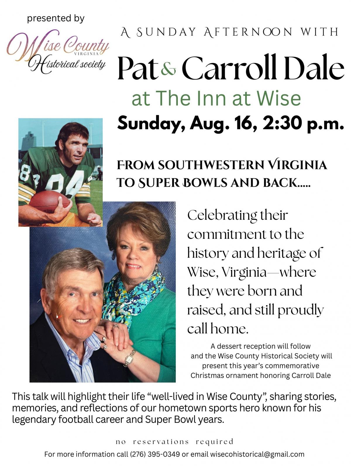 A Sunday Afternoon with Pat & Carroll Dale